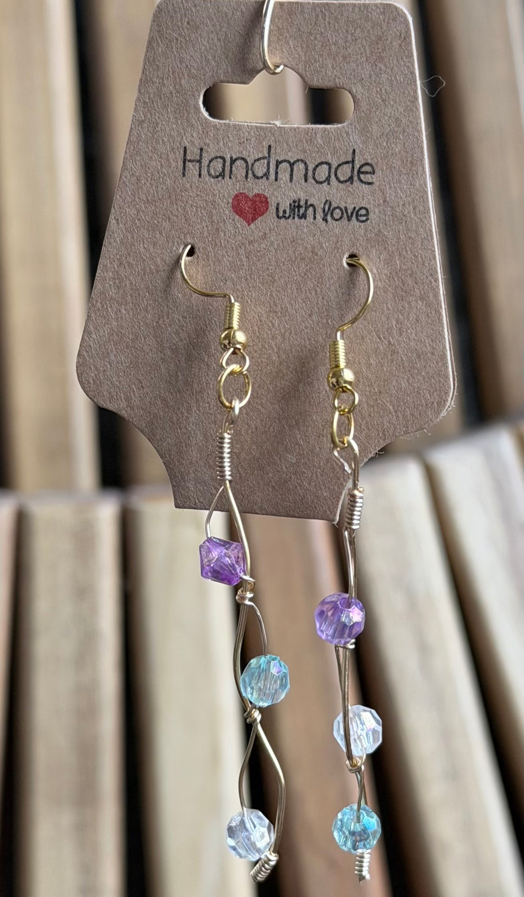 Gold Whimsy Fairy Earrings