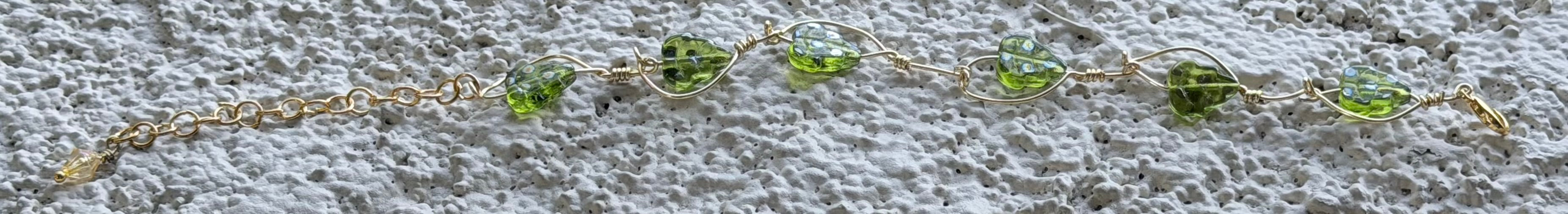 Golden Leaf Bracelet